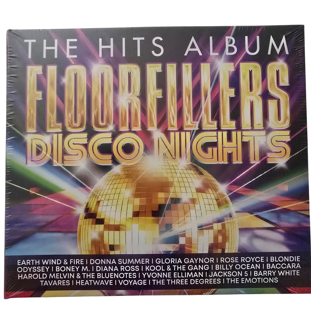 The Hits Album Floorfillers Disco Nights 3 CD Compilation Sony Music 2022 NEW